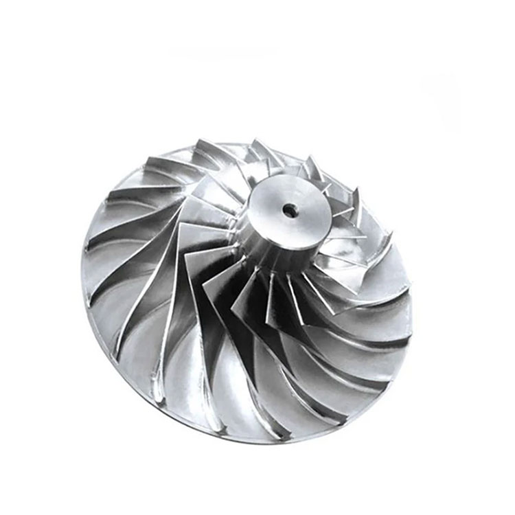 5 Axis CNC Milling saka Aluminium Impeller