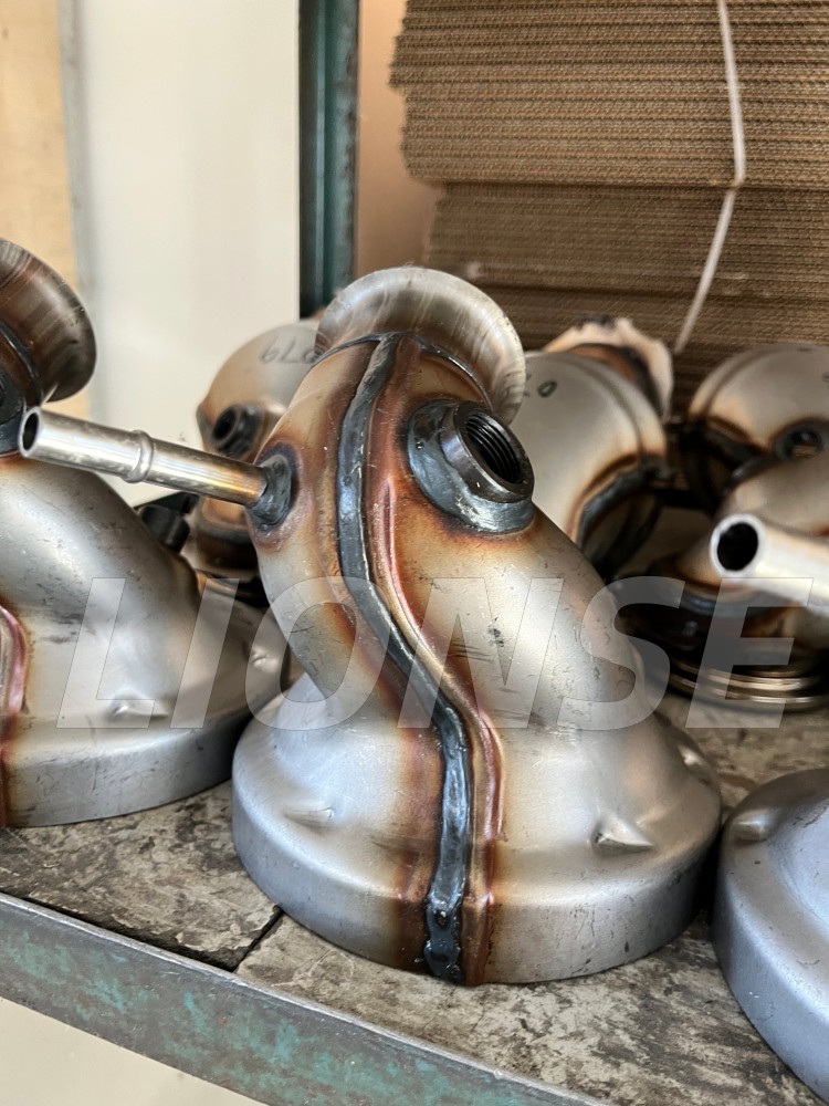 Konverter katalitik Inlet Cone Kanthi Flange