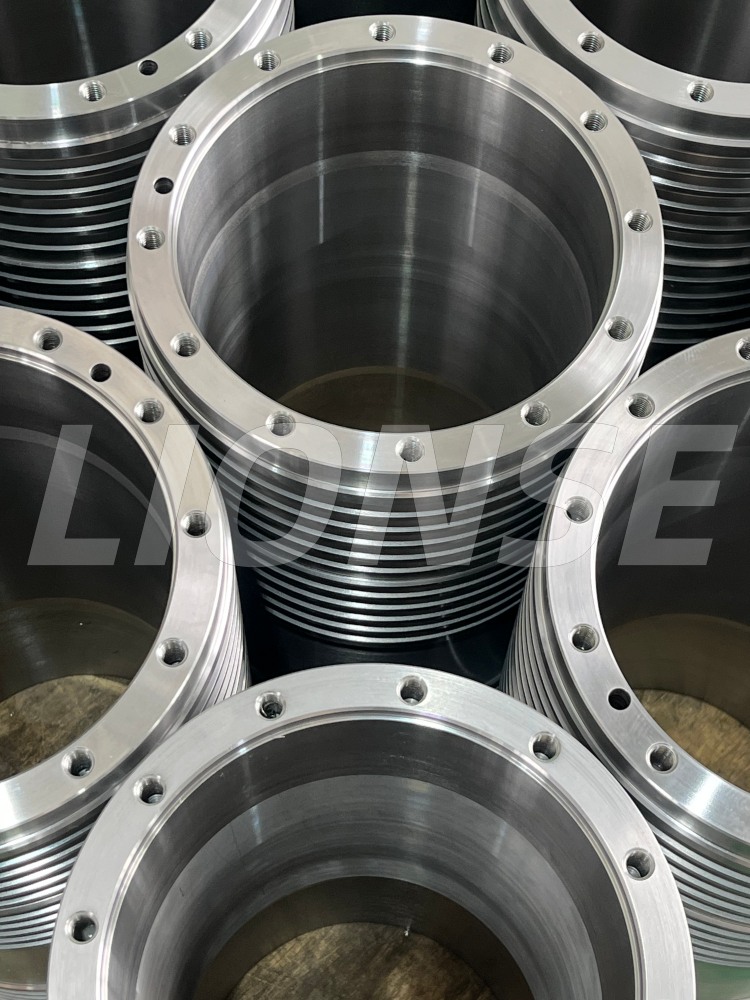 Dhuwur tliti SS316 Flanges / Sleeve-jinis Machined Parts