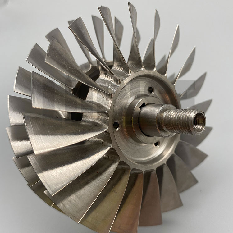 Titanium Impeller saka CNC Milling